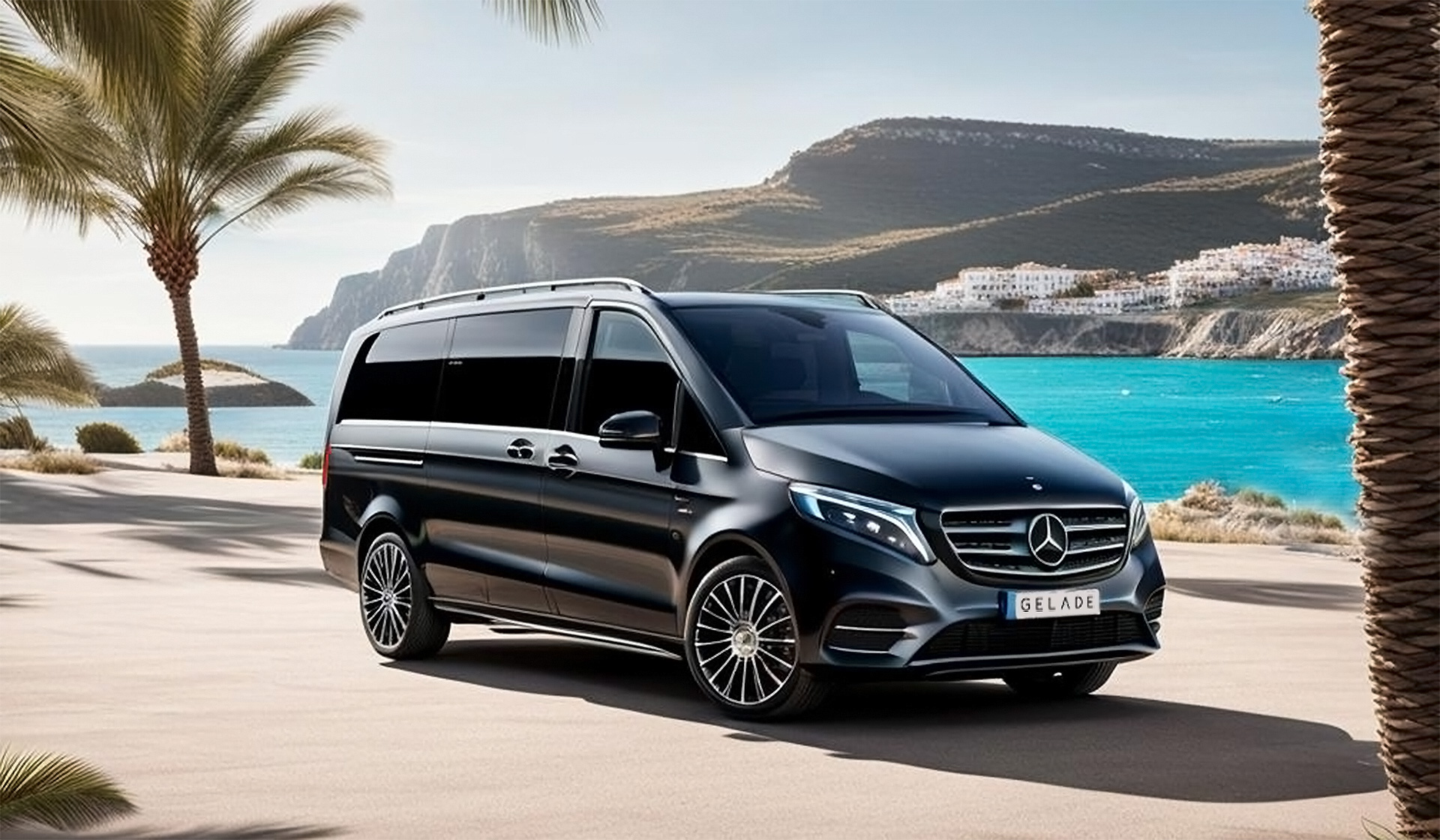 Transfer with driver on Mercedes V-Class 2024